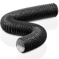 HG Power 150mm Abluftschlauch 5m Flexibel PVC Alu Schallged