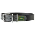 Hunter - Collar Convenience - Hundehalsband Gr Halsumfang 38-46 cm - Breite 2,5 cm schwarz
