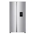 PKM Side-by-Side Kühl-Gefrierkombination "SBS288-151EIXWD", BxHxL: 90 x 177 x 59 cm, freistehend - silberfarben