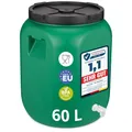 Garronda Weithalsfass 60 Liter Futtertonne mit Deckel ohne Dichtung - BPA-freier HDPE Futterbehälter für Wasser Lagerung Tierfutter Sauerkraut und Gurken GD-0142