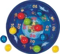 Klett-Dartscheibe Ozean Kinderdart Klettdart ohne Pfeile mit Klettbällen Fische