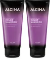 2x Alcina Color Shampoo Violett 200 ml