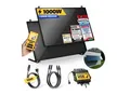 Balkonkraftwerk 1000W/800W Solaranlage mit Wand/Gartenhaus Halterung Steckerfertig WIFI Komplettset Photovoltaik Anlage 800W, Kabellänge: 10m