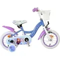 Disney Frozen 2 Kinderfahrrad - Mädchen - 12 Zoll - Blau/Lila - Lila