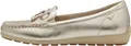 Tamaris Comfort Damen Slipper Leder Mokassin weit geschnitten 8-84600-44, Größe:40 EU, Farbe:Gold