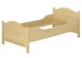 Erst-Holz®Seniorenbett extra hoch 100x200 Massivholz Kiefer Holzbett Einzelbett Gästebett 60.40-10 oR