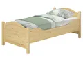 Seniorenbett extra hoch 100x200 Massivholz Kiefer Holz Einzelbett Gäste Holzbett