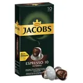 JACOBS ESPRESSO INTENSO Kaffeekapseln, Arabica- und Robustabohnen kräftig,...