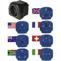 Brennenstuhl 1508160 Reiseadapter Set -10 A Sicherung-benutzerfreundlich-schwarz