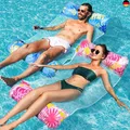 Luftmatratze Pool, XL Pool Spielzeug Luftmatratze Wasser, 2 Stück Pool Zubehör S