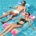 Pool Luftmatratze Wasser 4in1 XL Mehrfarbig  faltbar