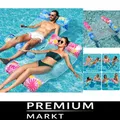 Luftmatratze XL 4 in 1 Wasserspielzeug Wasserhängematte 2 Stück Pool Zubehör