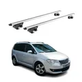 Dachträger Grundtäger für VW Touran 1T 5T 2003-2026 5 tür 90kg Alu Silber 2x ABE
