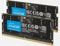 Crucial RAM 32GB (2x16GB) Kit DDR5 5600MHz SODIMM CL46 0649528929983 Schwarz NEU