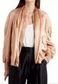 Tom Ford Bomberjacke Seiden Blouson Jacke mit abnehmbarem Schal Gerippter Stehkragen,Fronttaschen mit Knopfverschluss,Statement-Piece