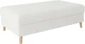 Home affaire Polsterhocker CHARRE XXL, Steppung im Sitzbereich, Maße: B/T/H: 118/73/40 cm, passend zur Serie CHARRE, auch in Cord und Bouclé