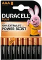 Duracell Plus Power Boost Micro (AAA)-Batterie Alkali-Mangan 1.5 V - 8 Stück (176768)