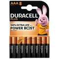 1x8 Duracell Plus Power Boost Micro MN2400 AAA LR03 1,5V