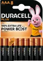 DURA PLUS 8XAAA - Duracell Plus, Alkaline Batterie, AAA (Micro), 8er-Pack