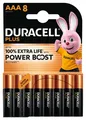 24 x Duracell AAA Micro Plus LR03 Batterien100% LANGLEBIGER* Power Boost 3 x 8er
