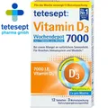 tetesept Vitamin D3 7000 für Knochen, Immunsystem & Muskeln – 1 x 12 Tabletten