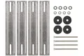 BURG-WÄCHTER Montage-Kit für Zaunbriefkästen, Made in Germany, Edelstahlhalter, Stabil und Rostfrei, Zaunstärken bis 35 mm, BK Zaun-Kit 3825 Ni SB, Silberfarben