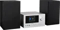 Medion LIFE P85003 Micro HiFi-System 30W Silber DAB+ Bluetooth WLAN CD