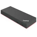 Lenovo 40AN0135EU, Kabelgebunden, Thunderbolt 3, 3,5 mm, 10,100,1000 Mbit/s, Schwarz, Rot, 4K Ultra HD - Schwarz/Rot