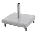 Knirps Granitsockel mit Rollen (ca. 70 kg), 56 x 56 x 9 cm