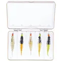 Balzer Trout Collector Mix 2 Ready to Fish Set - 5 montierte Gummijigs zum Forellenfischen, Forellenköder zum Spinnangeln, Softbaits zum Ultra Light Angeln, Jigs