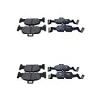 2x Quaro QP4677C Bremsbelagsatz Scheibenbremse Vorne für Audi A4 A4 Allroad A5