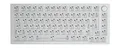 850005352389 Glorious GMMK Pro White Ice 75% TKL Keyboard - Barebone, ANSI Layou