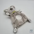 Fehn Schmusetuch Baby Schnuffeltuch mit Koala Köpfchen - Kuscheltuch für Neugebo