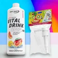 Best Body Low Carb Mineraldrink Vital Drink Getränke Sirup mit Dosierpumpe 1Ltr