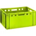 Fleischkiste E3 Fleischerkiste Hellgrün 60x40x30cm Lagerkiste hoch | Metzgerkiste Eurobox Germany lebensmittelecht, robust, stapelbar - Grün