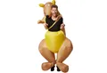 dressforfun Kostüm Selbstaufblasbares Aufsitzkostüm Känguru, Perfektes Kostüm für Fasching, Partys oder Junggesellenabschiede
