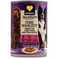 Herzstücke Feine Mahlzeit Ragout mit Lamm, Huhn, Karotten & Nudeln Hundefutter, 12er Pack (12 x 400g Dose)