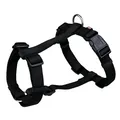 Hundegeschirr XS-S Trixie, Nylon, schwarz, verstellbar, Haustiergeschirr