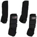 Kerbl 4er-Set Fesselkopfgamasche Pony Schwarz 320131