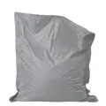 Veeva Sitzsack Riesen Outdoor Sitzsack Kinder, 100x125cm, Made in Germany, Wasserfest, für Kinderzimmer, XXL Sitzsack, hellgrau