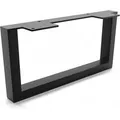 HEVVA Möbelbein GRAZ 15 cm Hoch 30 cm Tief 1 Stück Schwarz