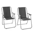 Estexo - Campingstuhl Klappstuhl 2er Set Angel Angler Regie Strand Stuhl Faltbar Outdoor