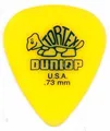 Dunlop Pick Tortex Standard Gelb 0.73 Packung mit 12 Stück