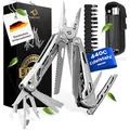 TREKLINE Multitool [440C Edelstahl] Outdoor Camping Survival Multitool Werkzeug Messer, Überlebensmesser, Taschenmesser, Multifunktionswerkzeug, Multi Tool, Multifunktionsmesser (Forge Pro)