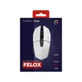 TRUST GXT109W FELOX GAMING MAUS WEISS 25066 6Tasten USB 6400dpi Kabel