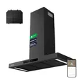 CBCB9102P  Dunstabzugshaube 90cm Umluft Abluft Abzugshaube 650m³/h WiFi A...