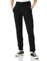 Nur Die Sweat-Hose Relax & Go sportliche Bequeme Freizeithose Stretch elastischer Bund verkürzte Länge Damen, schwarz, S