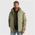 PME LEGEND Winterjacke Herausnehmbares Fellimitat beige L (52)