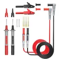 Multimeter Messleitungen Set 4mm Bananenstecker Kabel Krokodilklemme Prüfspitzen