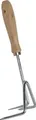 TALEN TOOLS Grubber 75mm mit 3 Zinken Stahl/Holz